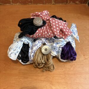 Why Knot Starter Kits - dyed and undyed jute and nylon variants