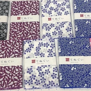 various tenugui patterns